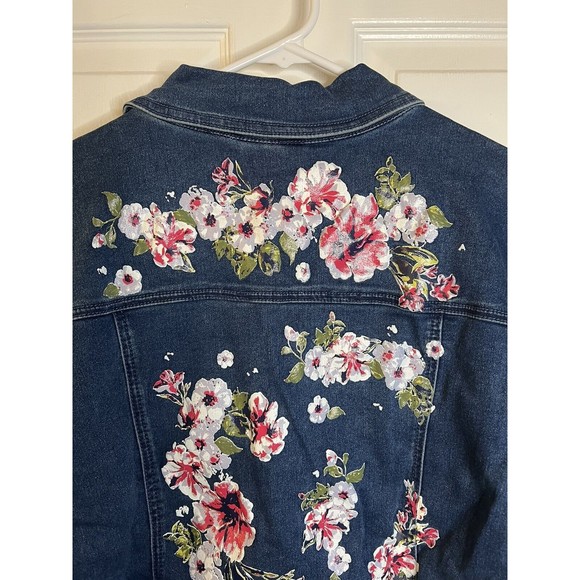 Diane Gilman Blue Jean Jacket - Picture 7 of 13